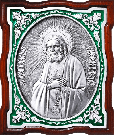 Icon - Holy Venerable Seraphim of Sarov - A88-2