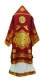 Bishop vestments - Transfiguration red (back)