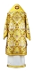 Bishop vestments - metallic brocade BG6 (white-gold) (back)