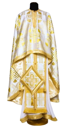 Greek Priest vestments - 919 (white-gold)