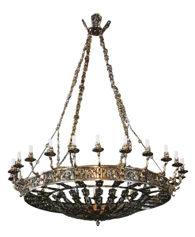 Church chandelier (horos) - Vologda (24 lights)