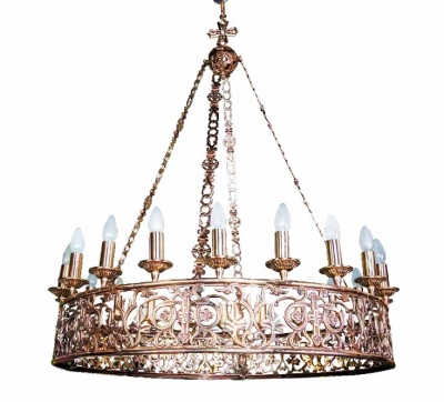 One-layer church chandelier (horos) - S22 (20 lights)