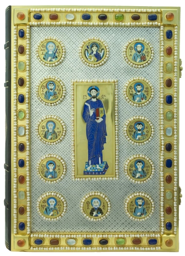 Orthodox service Gospel book in jewelry cover no.101