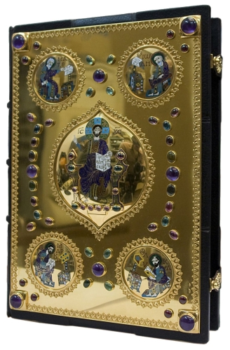 Orthodox service Gospel book in jewelry cover no.98