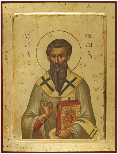 Icon: Holy Hierarch St. Basil the Great (9.4''x12.2'' (24x31 cm))