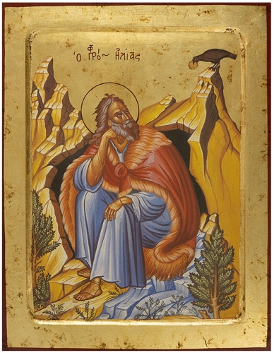 Icon: Holy Prophet Jonah - 3 (9.4''x12.2'' (24x31 cm))