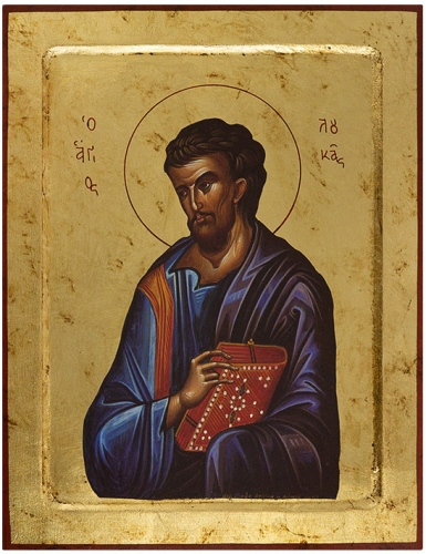 Icon: Holy Evangelist St. Luke - 6 (9.4''x12.2'' (24x31 cm))