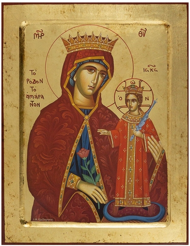 Icon: Unfaiding Flower (9.4''x12.2'' (24x31 cm))