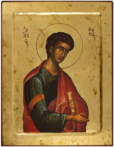 Icon: Holy Apostle Thomas (9.4''x12.2'' (24x31 cm))