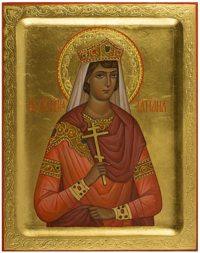 Icon: Holy Martyr Great Princess Tatiana - PS1 (5.1''x6.3'' (13x16 cm))