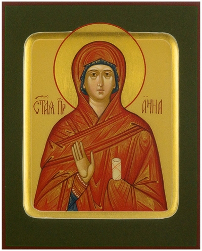 Icon: Holy Righteous Ann - PS1 (10.6''x12.2'' (27x31 cm))