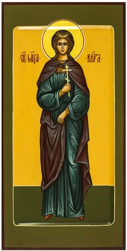 Icon: Holy Martyr Vera - PS1 (5.1''x9.8'' (13x25 cm))