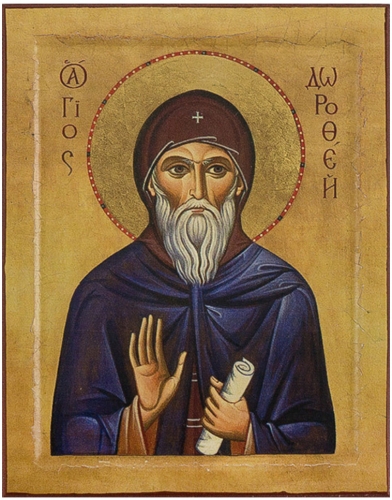 Icon: Holy Venerable Abba Dorotheus - PD50 (3.5''x4.7'' (9x12 cm))
