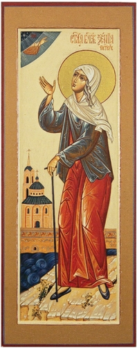 Icon: Holy Blessed Xenia of St-Petersburg - KP01