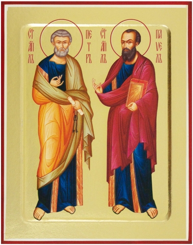 Icon: Holy Apostles Peter and Paul - G1 (5.1''x6.3'' (13x16 cm))