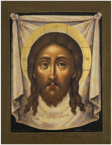 Icon of Christ Not-Made-by-Hands - SN01 (5.5''x7.1'' (14x18 cm))