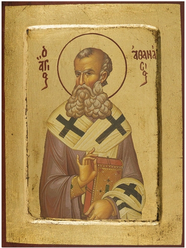 Icon: Holy Hierarch Athanasius the Great - B4 (7.1''x9.4'' (18x24 cm))