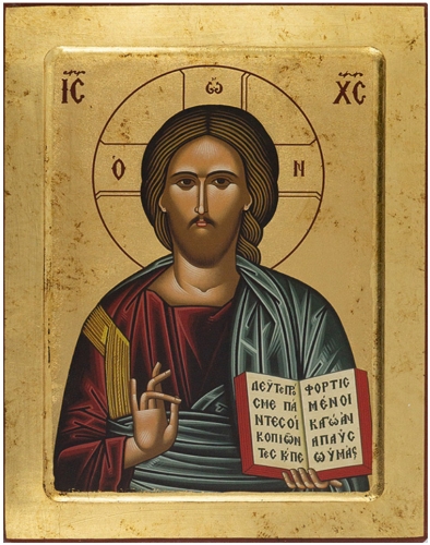 Icon: Christ Pantocrator - B6NB (9.4''x11.8'' (24x30 cm))