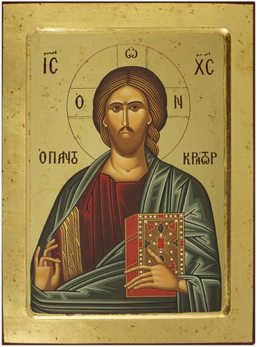 Icon: Christ Pantocrator - B6NBa (9.4''x11.8'' (24x30 cm))