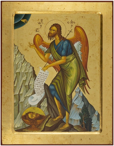Icon: St. John the Baptist - X3029 (9.4''x11.8'' (24x30 cm))