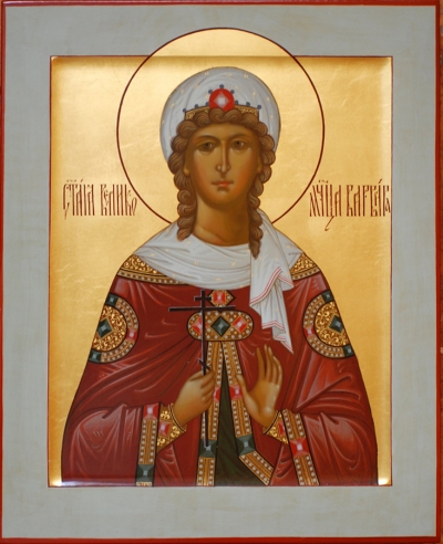 Icon: Holy Great Martyr Barbara - B