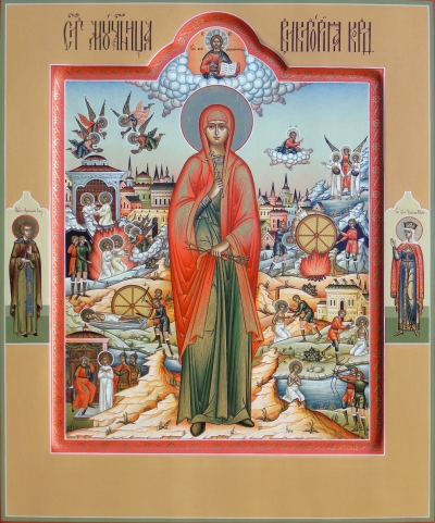Icon: Holy Martyr Victoria of Kordoub - B