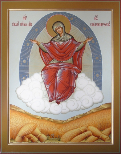 Icon: Most Holy Theotokos the Grower of the Crops - B