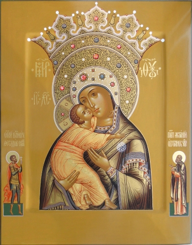Icon: Most Holy Theotokos of Volokolamsk - B