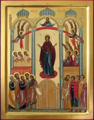 Icon: Protection of the Most Holy Theotokos - I