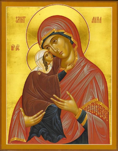 Icon: Holy Prophetess Anne - I