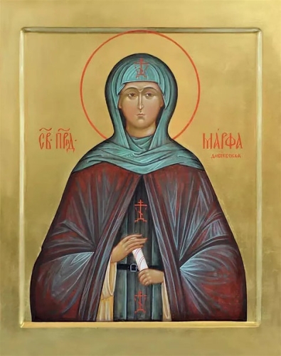Icon: Holy Venerable Martha of Diveevo - I