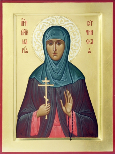 Icon: Holy Hosiomartyr Mary of Gatchina - I