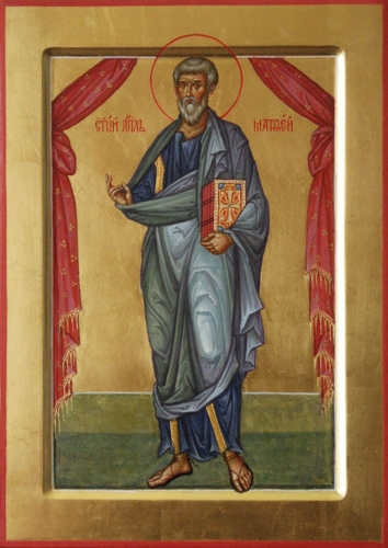 Icon: Holy Apostle and Evagelist St. Mathew - L