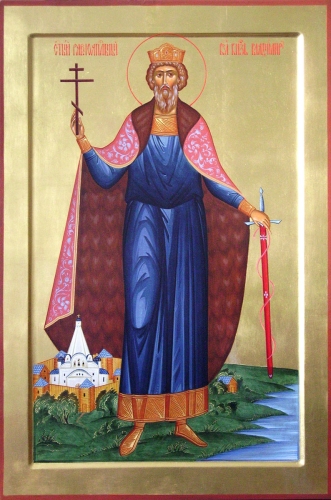 Icon: Holy Great Prince Vladimir Equal-to-the-Apostles - L