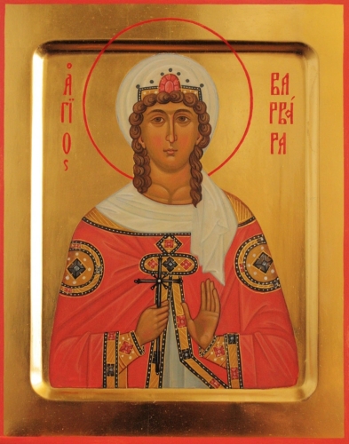 Icon: Holy Great Martyr Barbara - L