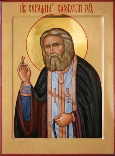 Icon: Holy Venerable Seraphim of Sarov - L