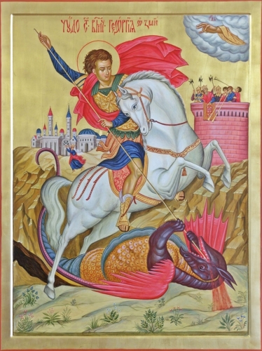 Icon: Holy Great Martyr St. George the Winner - L