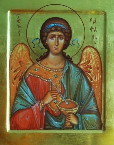 Icon: Holy Archangel Raphail - L