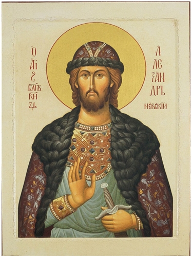 Icon: Holy Right-Believing Great Prince Alexander of Neva - AN01