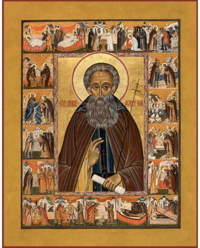 Icon: Holy Venerable Abraham of Rostov - AR652