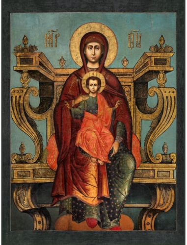 Icon of the Most Holy Theotokos of the Svensk Caves - B32