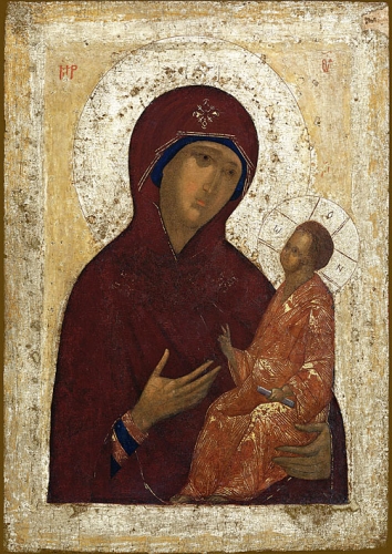 Icon: the Most Holy Theotokos Hodigitria - BKB53