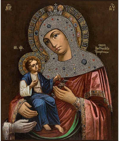 Icon of the Most Holy Theotokos of the Kievan Caves - BT57