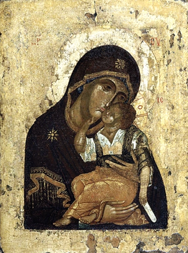 Icon of the Most Holy Theotokos Eleusa - BU01