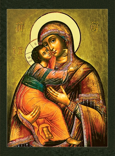 Icon of the Most Holy Theotokos of Vladimir - BV12