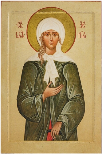 Icon: Holy Blessed Xenia of St.-Petersburg - KP02
