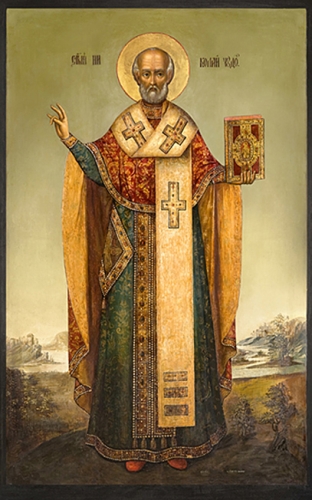 Icon: St. Nicholas the Wonderworker - NCH17