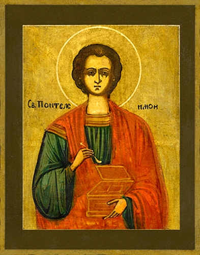Icon: Holy Great Martyr and Healer Panteleimon - P01