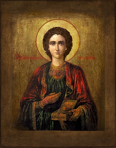 Icon: Holy Great Martyr and Healer Panteleimon - P04