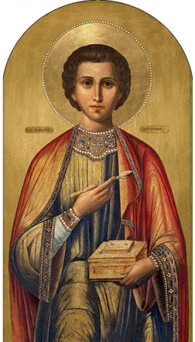 Icon: Holy Great Martyr and Healer Panteleimon - P39